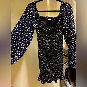 Pink Blush ruched maternity dress